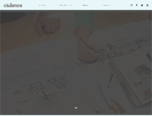 Tablet Screenshot of cadence-living.com